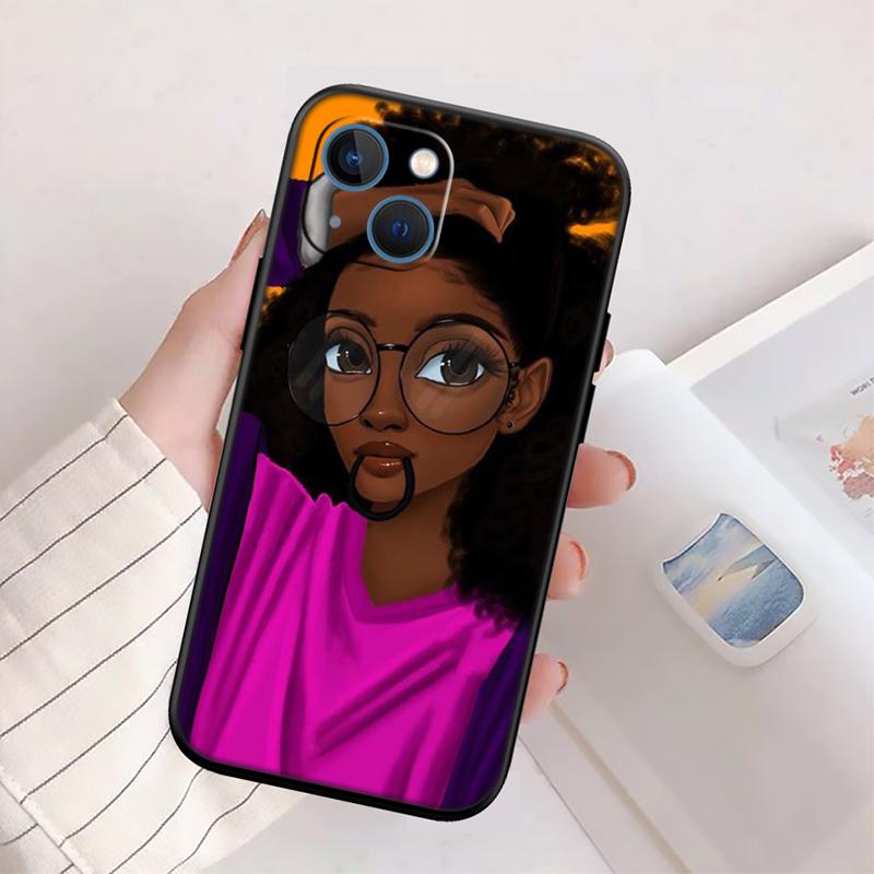 RP57 Poppin Black Girl Case for Samsung M06 M15 M16 M35 M55 M56 A36 A42 A50 A50S A51 A52 A32 A33 A05 A05S A06 A16 A20