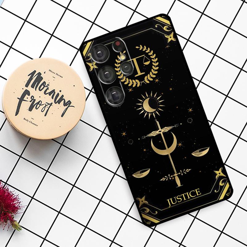 Чехол-кошелек со знаком зодиака и картами Таро для Samsung Galaxy S23 S10 S9 S8 Note 10 Plus Note 20 S22 Ultra S20 FE S21 FE