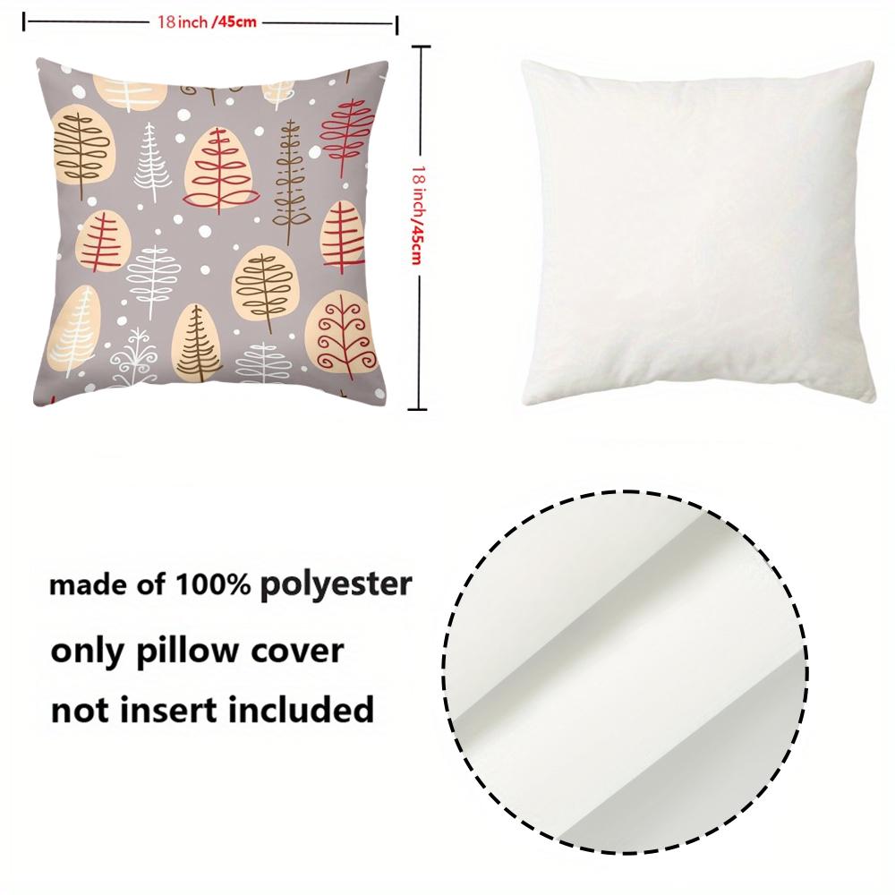 1 Pieces Cute Tree Pattern Throw Pillow for Home Decor Polyester pillowcase, sofa decorative cushion cov Headboard Pillow