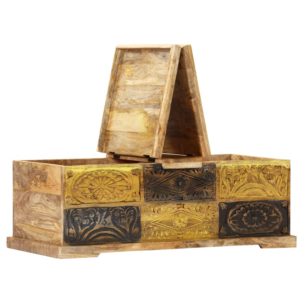 Coffee Table 100 x 50 x 35 cm Solid Mango Wood