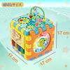 UQTOO Бусина Малыш Строительство Сопоставление Образовательный Ранний Кончик пальца Музыкальный 3D Куб Активности Подставка, Петляющий, Дети, Игрушка, Блоки, Многофункциональный,