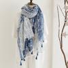 Ethnic Style Printing Bohemian Style Shawl Cotton Linen Scarf Female Wraps Korean Style Scarves