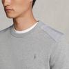 Polo Ralph Lauren Solid Logo Embroidered Crew Neck Pullover Sweater Men Sweater Gray MNPOSWE16820874-020