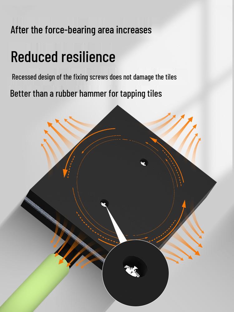 Набор инструментов для укладки плитки: Резиновая трамбовочная доска для каменщиков и укладчиков напольной плитки