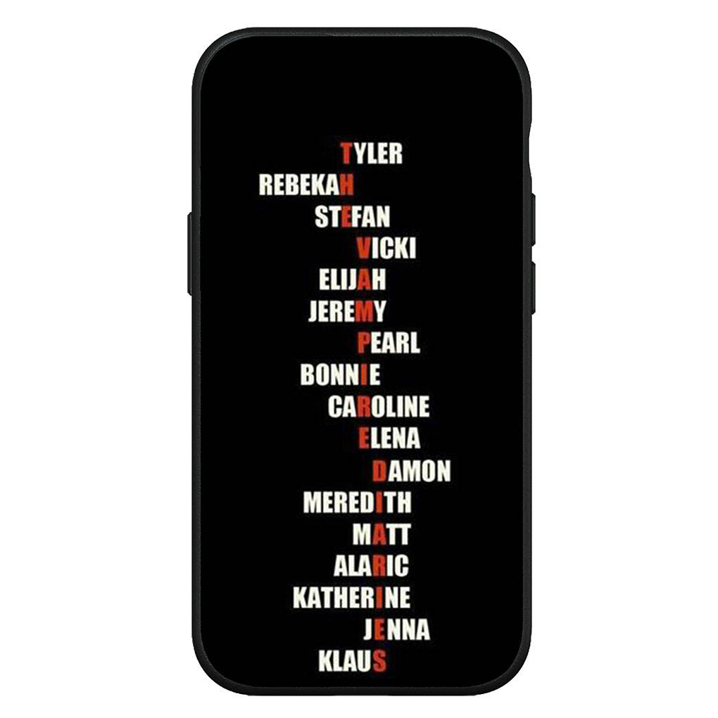 Чехол для iPhone 16 15 Xiaomi Redmi Note 14 13 12 11 Pro Max X 8 9 16e Samsung Galaxy S25 S24 S23 Moto OPPO Huawei the Vampire Diaries TV Phone Case