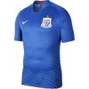 Logo Embroidered Pattern Comfortable Casual Short Sleeve Soccer Shirt Men Tops Blue AR4504-481