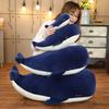 Whale Doll Throw Pillow Plush Toy Dolphin Doll Cute Holding Sleeping Doll June 1 Children's Day Gift Girl