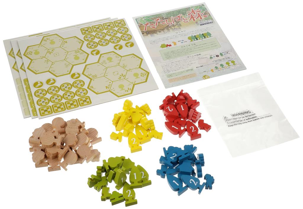 Hobby Japan Tatarabato Forest for Ages 10 and Board Game (for 2-4 Players, 30-50 Minutes, Up)