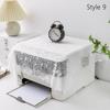 1Pcs Lace Fax Machine Dustproof Cover Universal Rice Cooker Protector  Kitchen Office Supply