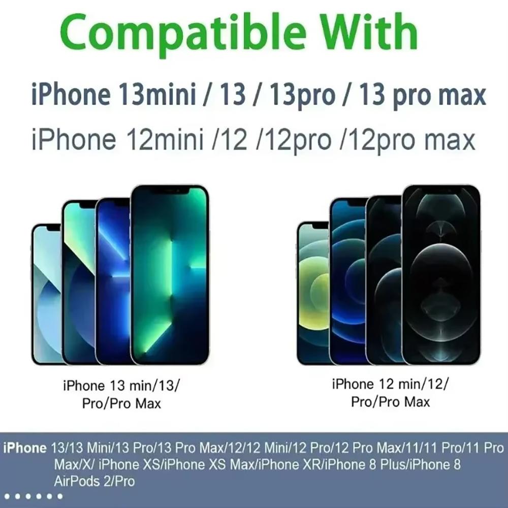 Магнитное беспроводное зарядное устройство 30 Вт, подставка для быстрой зарядки iPhone 15, 14, 13, 12Pro Max, Airpods PD, USB C, зарядное устройство для телефона, док-станция