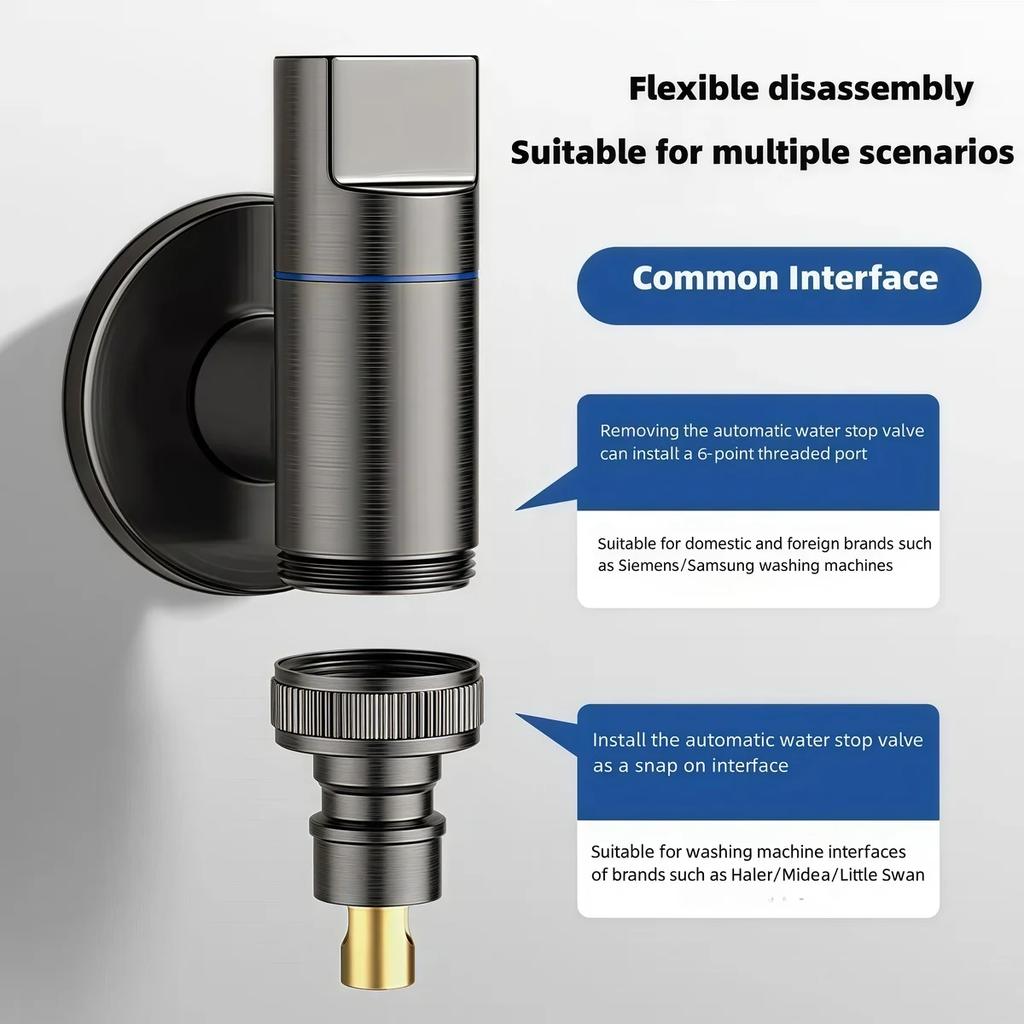 Бытовые смесители для стиральной машины из нержавеющей стали с запорным клапаном G1/2 Одинарный холодный настенный кран Аксессуары для ванной комнаты