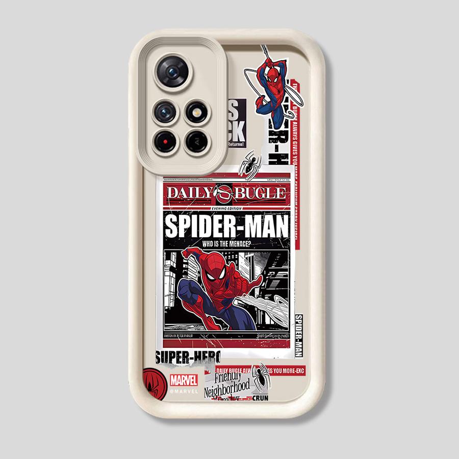 Мягкий чехол Marvel Человек-Паук для Redmi Note 11s 12s 13 14 Pro Plus 10 11 12 Pro