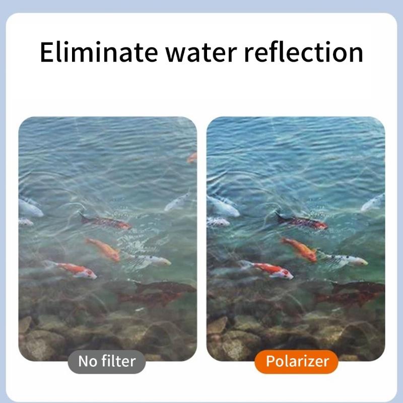 Professional Polarizing Filter 52mm Double Sideds Opticals Glass Lens Reduces Glares Improves Imagings Claritys Comes With Microfibers Cloth