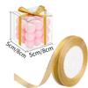 25pcs with Ribbon Gift Packaging Boxes Transparent Dessert Cake Boxes  Baby Shower
