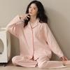 Women's Cardigan Long-sleeved Long Pants Cotton Pajamas Homewear   New Women's Cute Cartoon Comfortable Suit Can Be Worn Outside