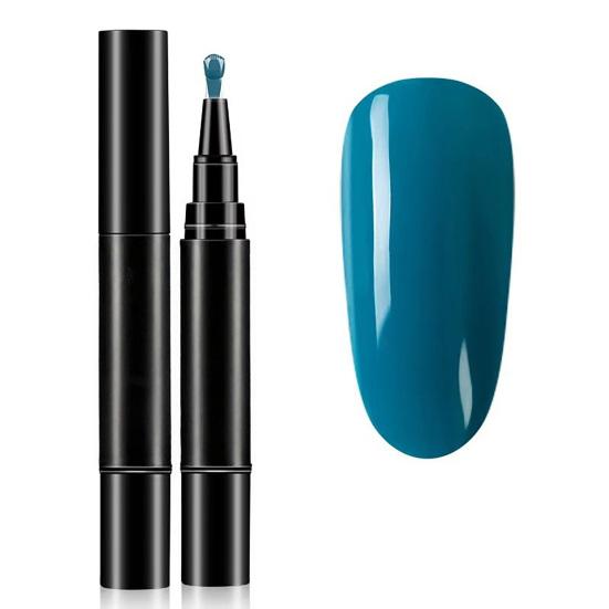 1/6Pcs Nail Polish Pen 3-in-1 Quick Dry Long Lasting High Gloss DIY Manicure Nail Art Natural Nude Women Girls Fingernail Toenail Gel Polish Pen