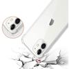 Противоударный чехол - Phonillico - iPhone 12 MINI - Прозрачный силикон - Ультратонкий - Усиленная защита