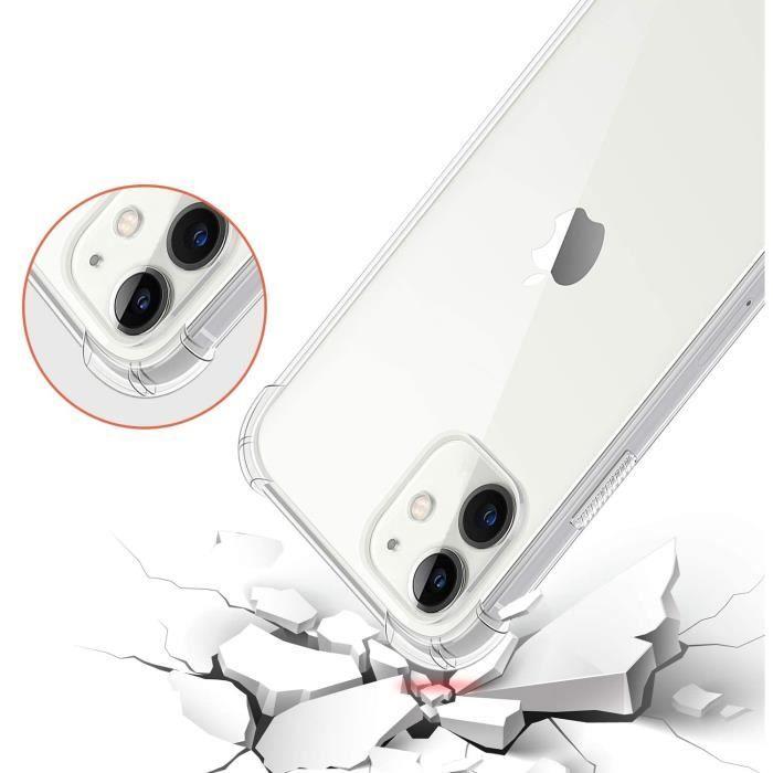 Противоударный чехол - Phonillico - iPhone 12 MINI - Прозрачный силикон - Ультратонкий - Усиленная защита