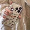Прозрачный чехол для телефона с мультяшным котом для iPhone 13/14 Pro/15/16 Pro Max/17