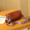 Wide Shoulder Strap Underarm Bag 2025 New Trendy High-End Fashion Niche Genuine Leather Single Shoulder Crossbody Women's Bag