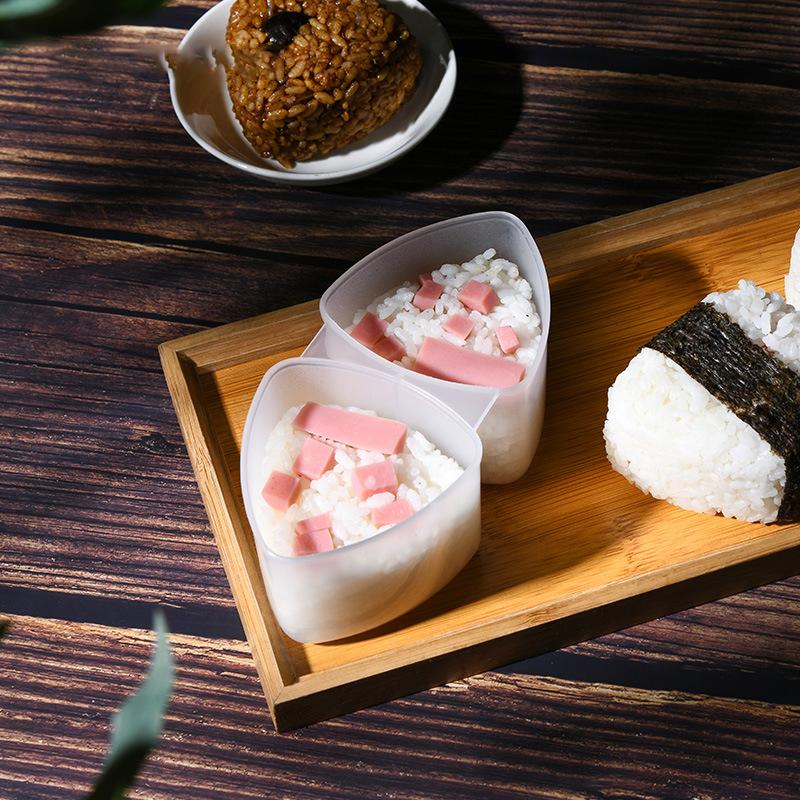 DIY форма для суши онигири рисовые шарики пищевой пресс треугольная форма для приготовления суши японская домашняя кухня аксессуары для бенто инструменты