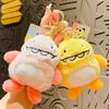 Creative Bb Monster Plush Keychain Fluffy And Fun Couple's Keyring Gift
