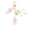 Pearls Pendant Bag Pendant Women Key Chain Korean Style Pendant Rose Car Key Ring Ornaments