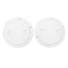 2PCS Boat Hatch Deck Plates Non Slip Round Shape Thickened Rubber Ring Inspection Deck Plate with Detachable Cover White