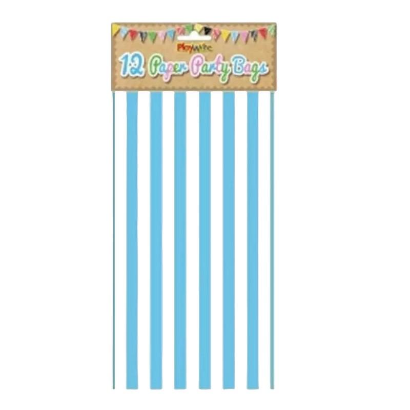 Playwrite Подарочный пакет из полосатой бумаги (Упаковка из 12 шт.)