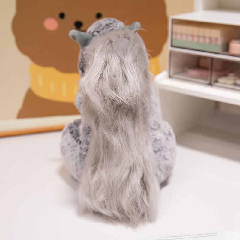 Kawaii Simulated Squirrel Plush Toys Cute Lifelike Squirrel Stuffed Plush Dolls Room Decoration Pillow Soft Kids Birthday Gifts