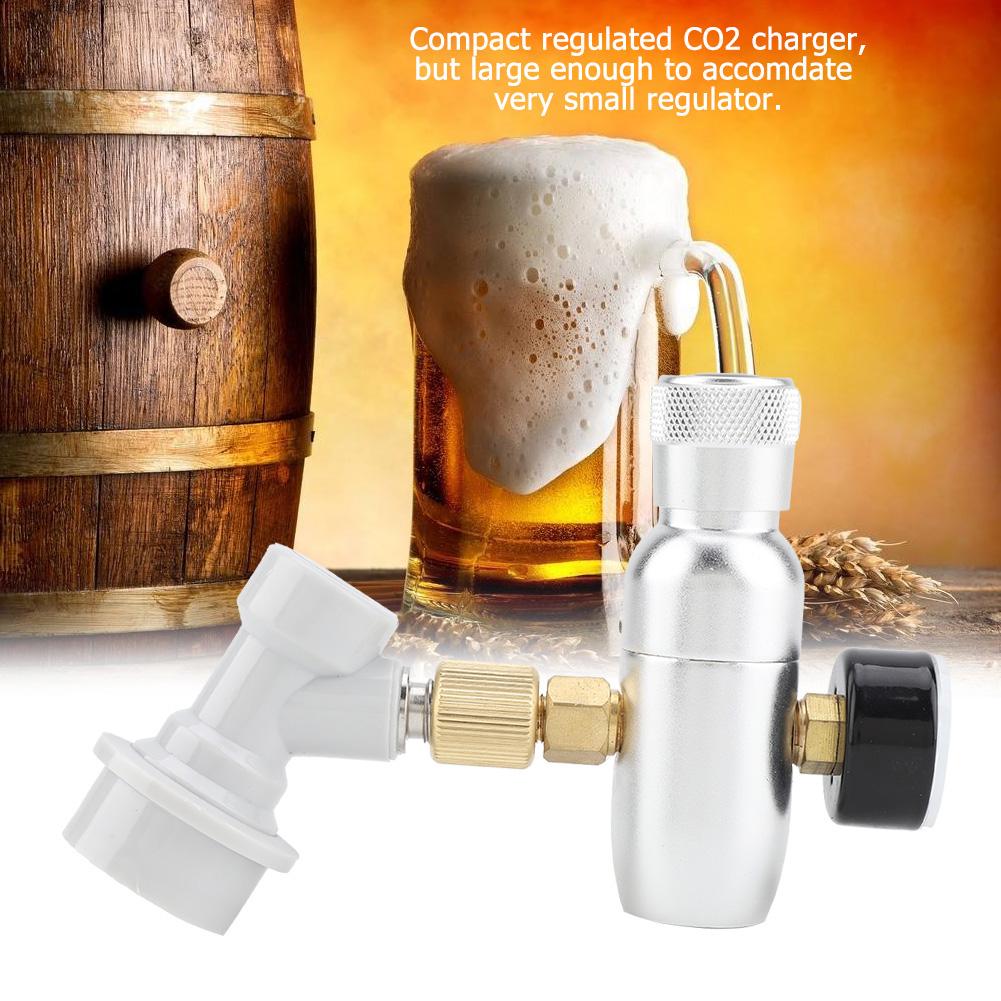 Homebrew CO2 16g Regulator Kit Gas Disconnect Home Draft Beer Kegerator(0-60 PSI)