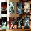 Чехол для телефона с игрой S-Saya Song No Uta для Samsung S25, S24, S21, S22, S23, S30, Ultra, S20, Plus, Fe, Lite Черный корпус