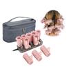 10Pcs/Set Electric Heated Roller Curlers Curling Roll Hair Tube Hair Curly Styling Stick Tool With Bag CN Plug 220V