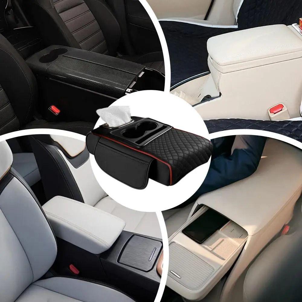 Side Storage Pockets Car Console Console Pillow Large Capacity Auto Armrest Cover Trucks