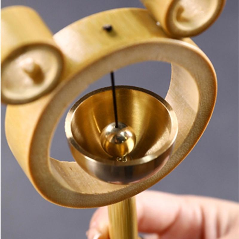 Магнитное крепление Бамбуковые колокольчики Снижающие стресс Подвесные колокольчики Множественное размещение на металлической двери, поверхности холодильника Декор