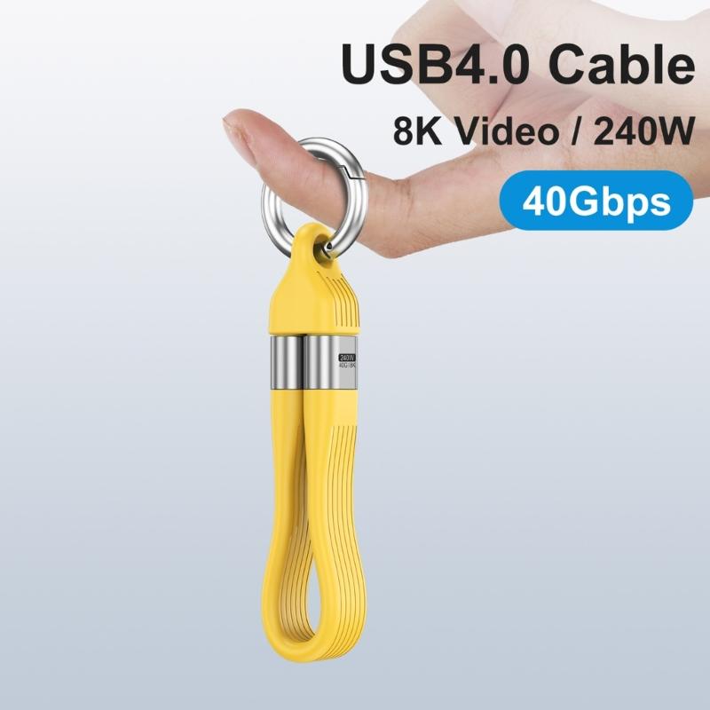 13 см USB4 Кабель для PD240W Power Delivery и 40 Гбит/с Передачи Совместимый 8K Видео Передача