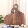 1 Pcs Black Walnut Chopping Blocks Kitchen Wood Food Plate Wooden Pizza Sushi Bread Whole Wood Tray Cutting Board No Paint