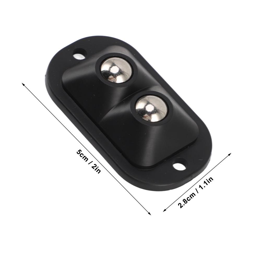 12pcs Adhesive Sticky Pulley White Universal Caster Wheels Quietly Caster Wheels Storage Boxes