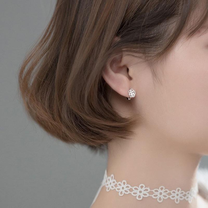 Серьги-бабочки серебристого цвета с цветком и бантом из циркона, женские, роскошные, великолепные ювелирные аксессуары