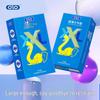 OLO Ultra-Thin Large Condoms, 10-Pack: Lubricated Contraceptives for Couples, Intimate Family Planning.