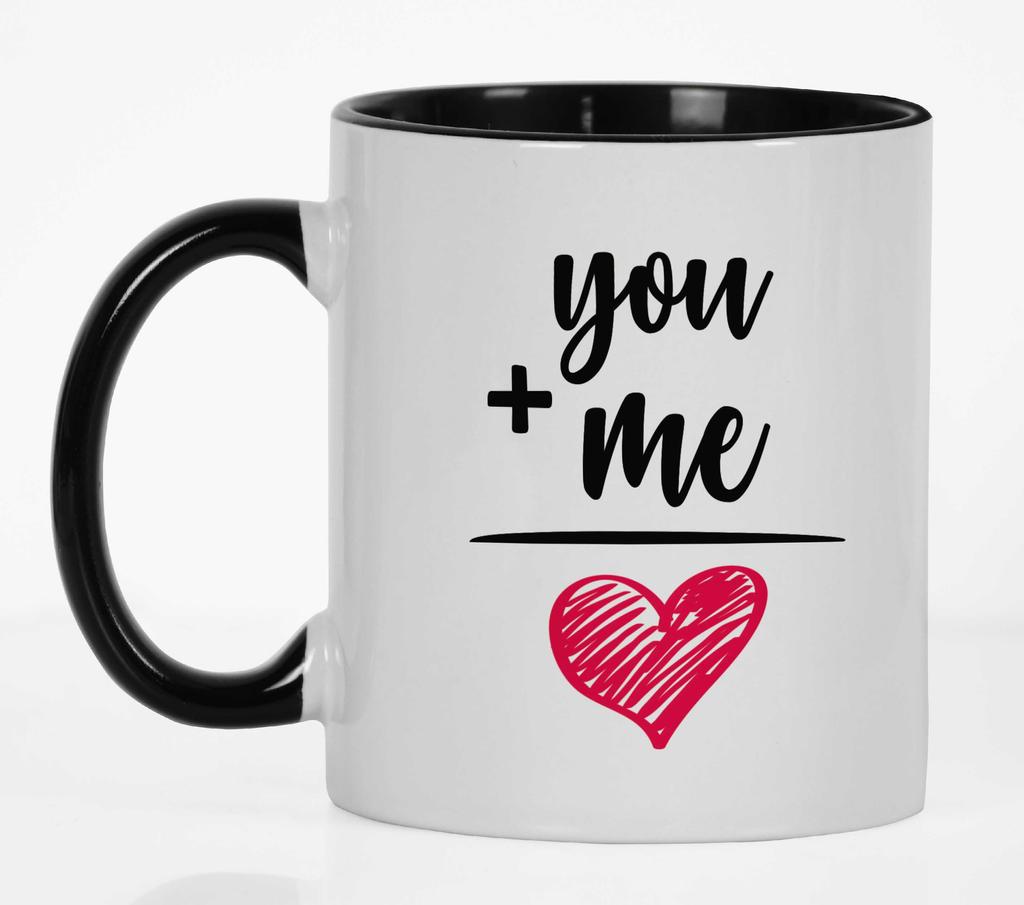 Inkdotpot 11 унций керамические кофейные кружки You Me Love кофейные кружки отлично подходят для жениха и невесты, подарка на помолвку, холостяка и девичника