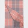 RECLOW OMBRE Two-tone Check Muffler PINK