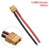 Silicone Wire Cable Dual Extension 10CM/15CM Battery Connectors XT60 Connector Plug Female / Male