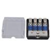 60A Power Distribution Block 1 4 Way Out Audio Fuse Holder Universal Application for