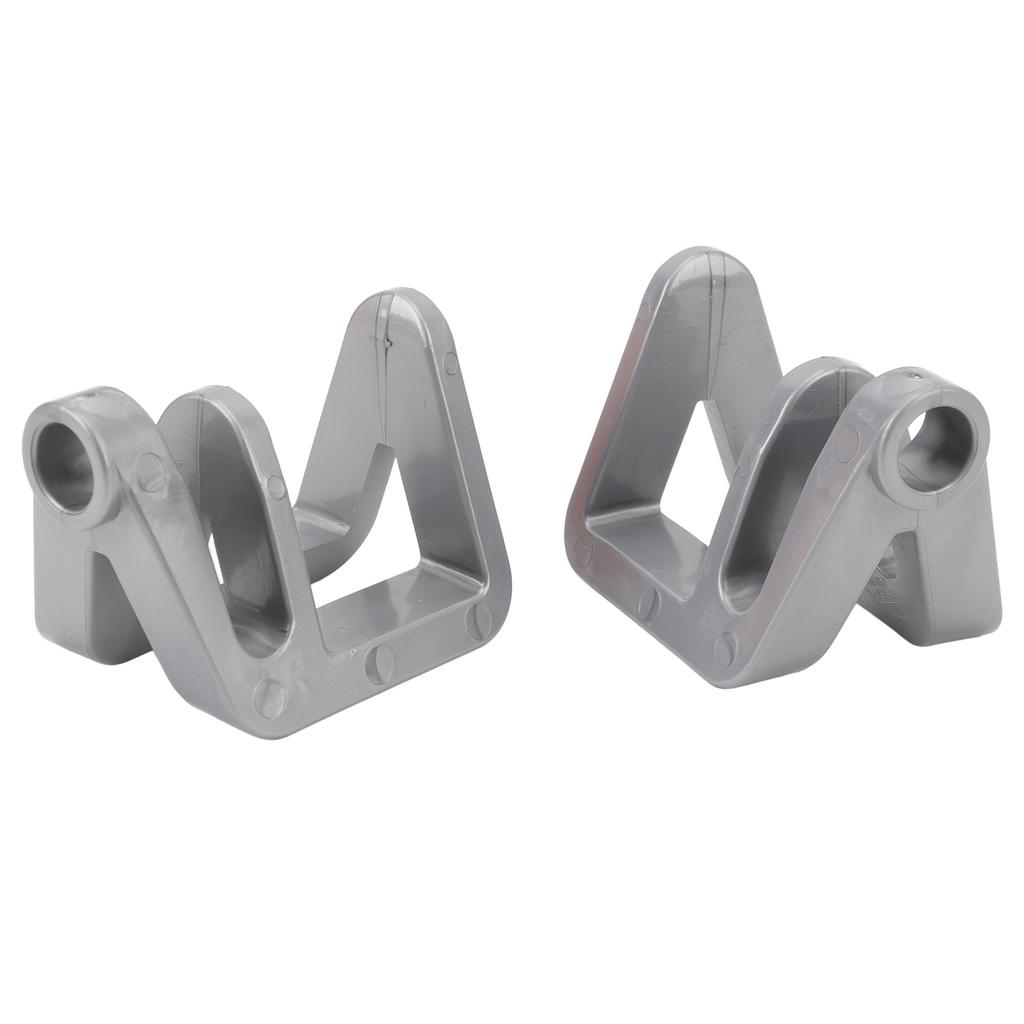 2Pcs Boat Bumper Clips Quick Release for Binding Nylon Fiberglass Pontoon Holders Rope Accessories Silver