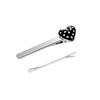 Nff Dot Heart Hairpin-black