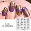 Пластины для штамповки ногтей Flower 019 Full bloom Pattern Nail Art Stamp Template Tool for Nails Manicure Plate DIY