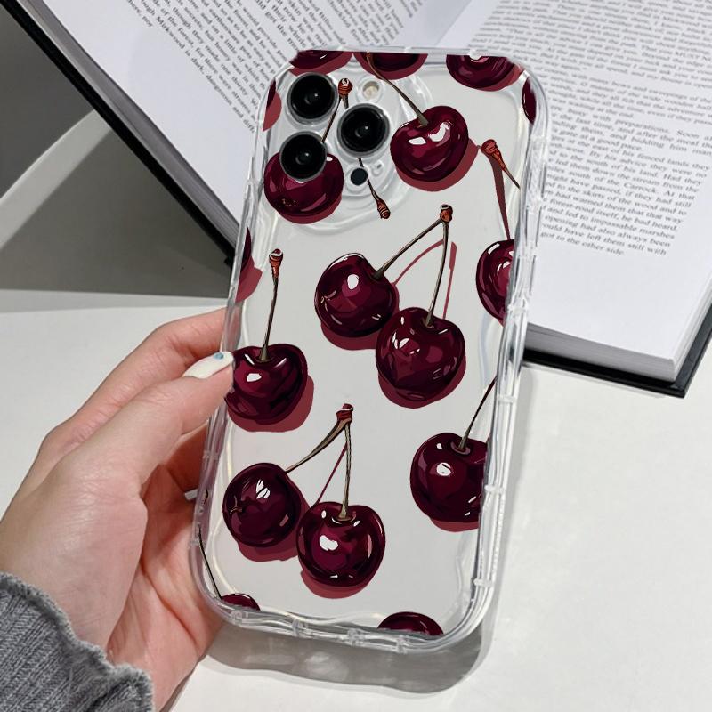 Прозрачный вишневый чехол для Huawei Honor 400 200 Pro 90 Lite X5C X7D X9DX6B X8B X7B X9B X5B X6C X8C X6A X8A X7A X9C X5