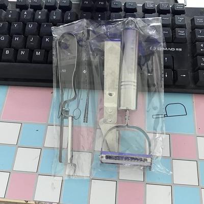 Набор кухонных овощечисток-терок из 3 предметов из нержавеющей стали для чистки фруктов, овощей и снятия цедры с кукурузы