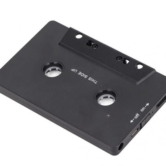 Аудиоадаптер с поддержкой Bluetooth Простой в использовании USB-перезаряжаемый Универсальный автомобильный беспроводной кассетный конвертер Музыкальный плеер